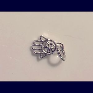 Protective Hamsa Hand Dangle Charm